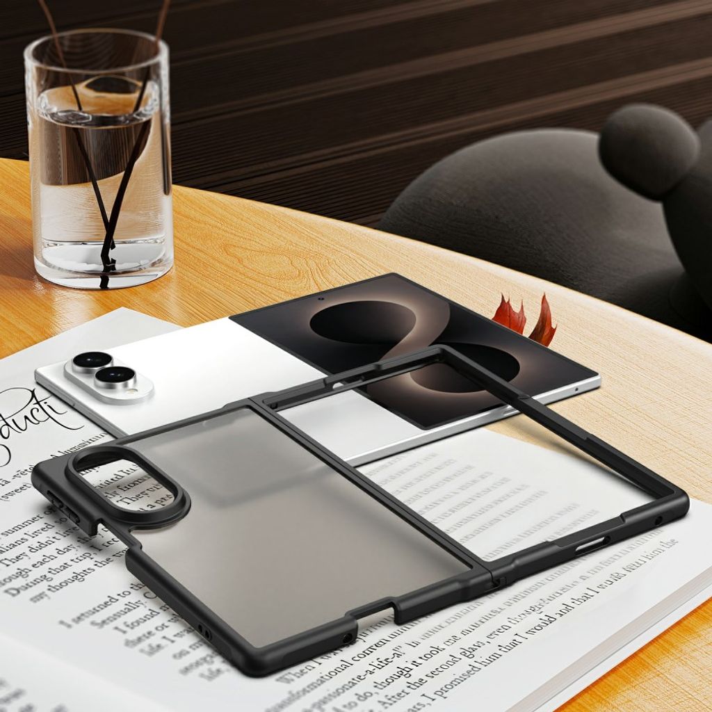 Samsung Galaxy Z Fold8 Matteret Cover - Sort