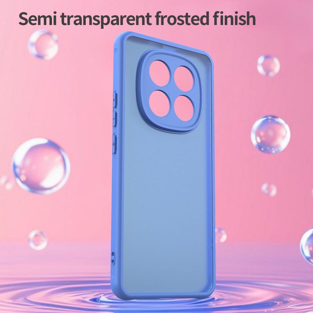 Xiaomi Poco M8 5G/Redmi Note 15 5G/15 4G Skal Stötsäker Frostad - Blå