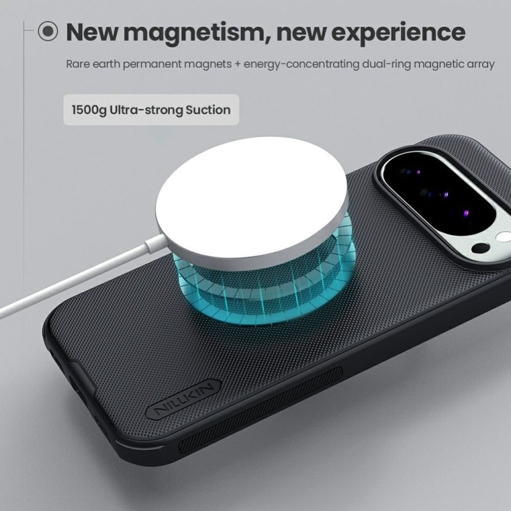 NILLKIN Google Pixel 10 / 10 Pro MagSafe-kompatibelt deksel - svart