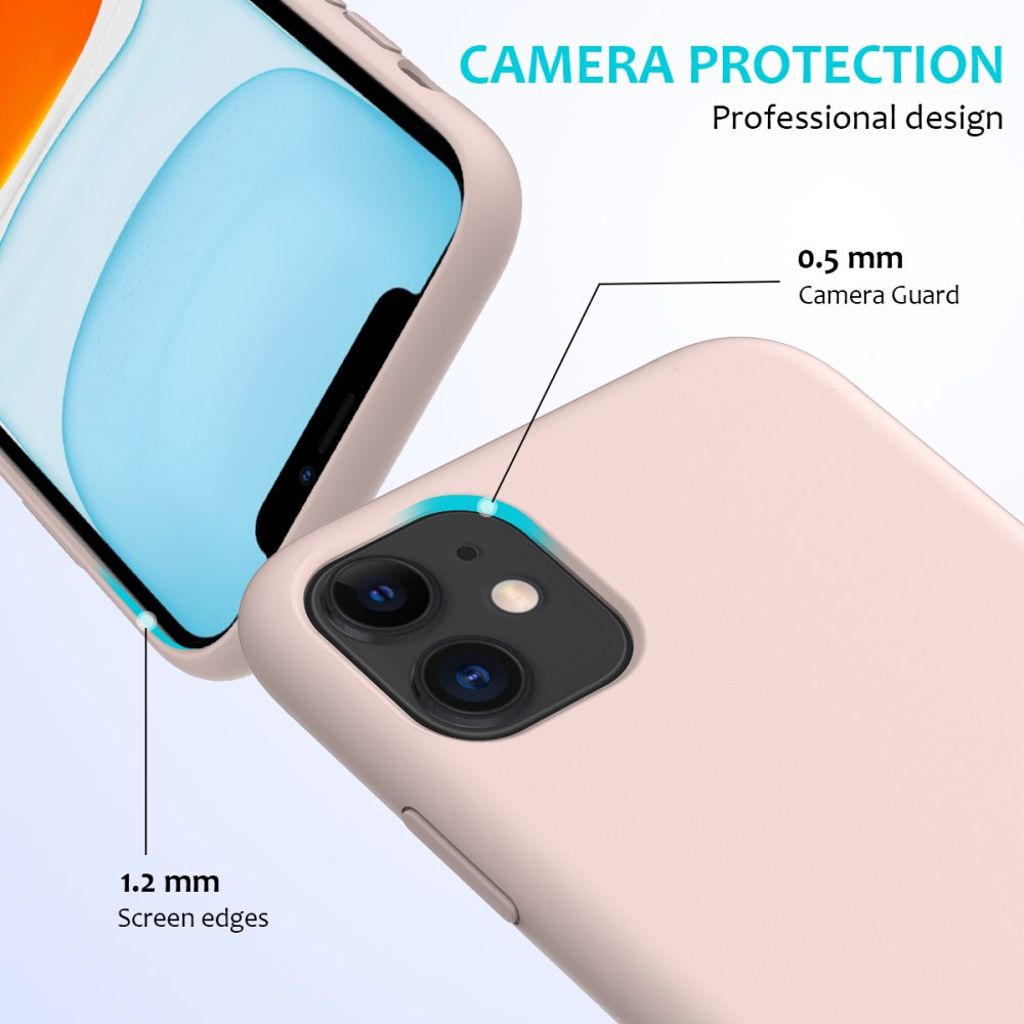 iPhone 11 Silikoni Kuori - Vaaleanpunainen