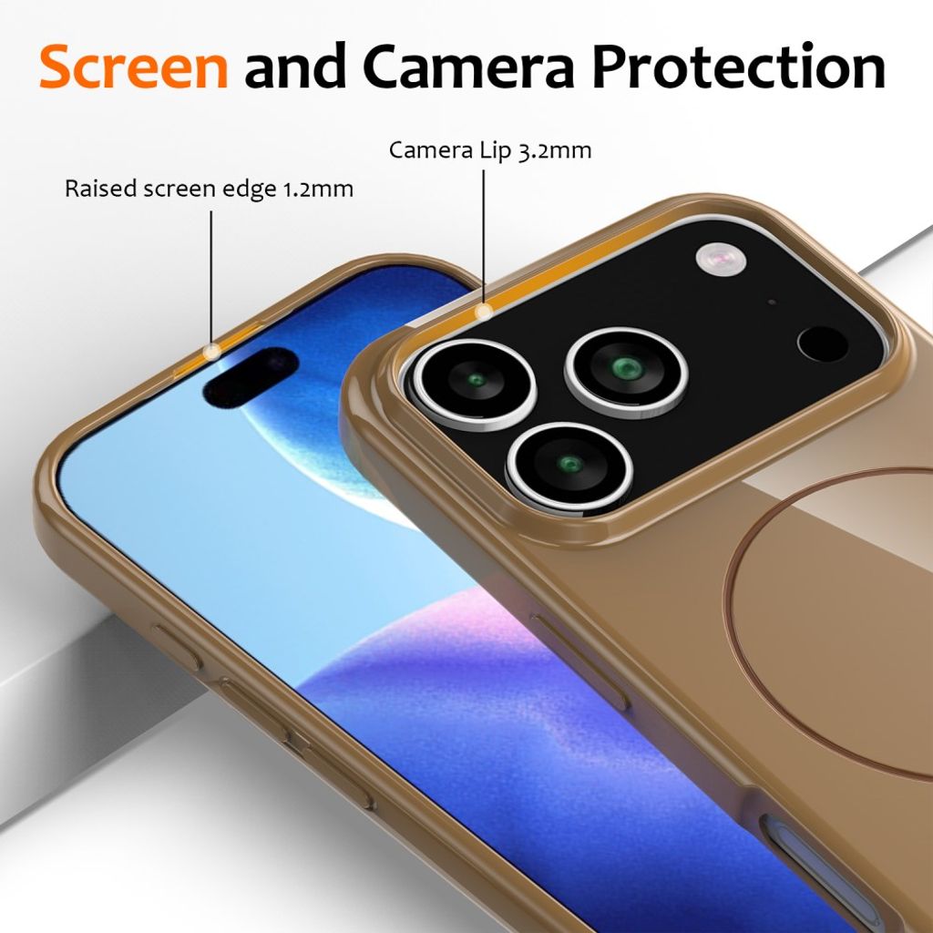 iPhone 17 Pro Skal med bärrem - Guld