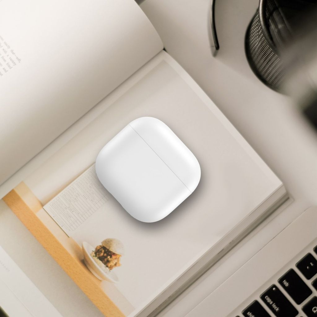 AHASTYLE Apple AirPods 4 Skal Silikon - Vit