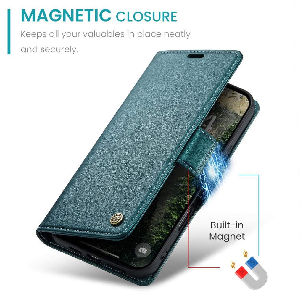 CASEME iPhone 17 Pro Fodral med Kortfack - Grön