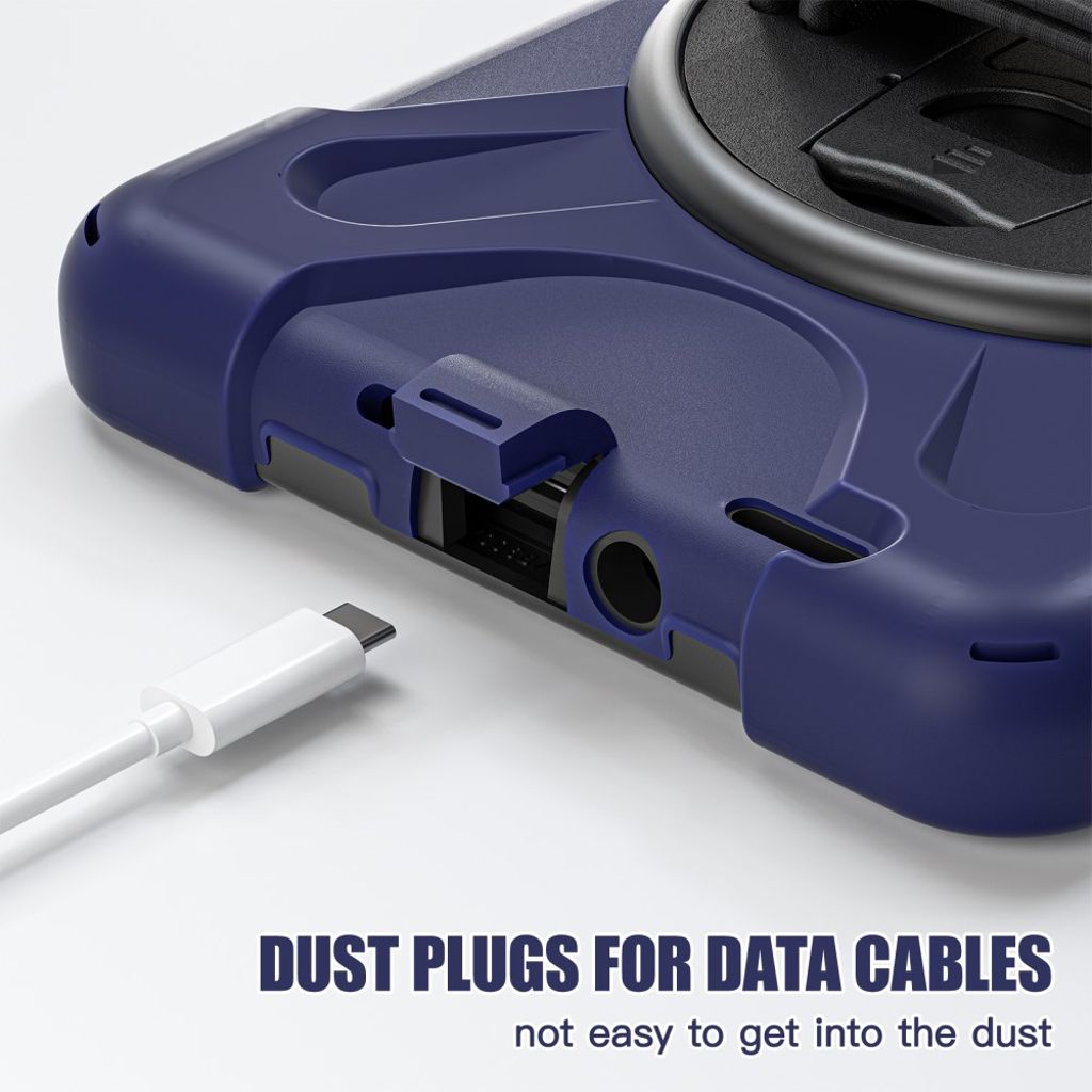 Samsung Galaxy Tab Active5/Active 3 Case Kickstand - Navy Blue