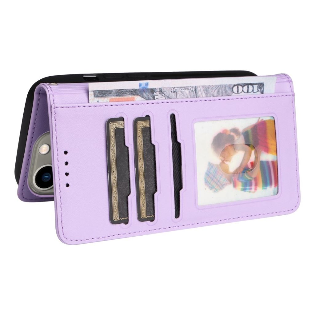 BETOPNICE iPhone 13 Pro Max Lompakkokotelo Irrotettava PU-nahka - Purppura