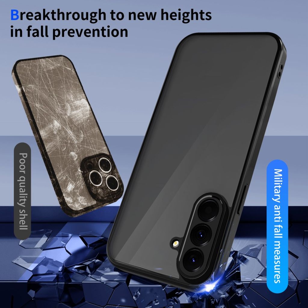 Samsung Galaxy A57 5G Deksel - Gjennomsiktig Svart