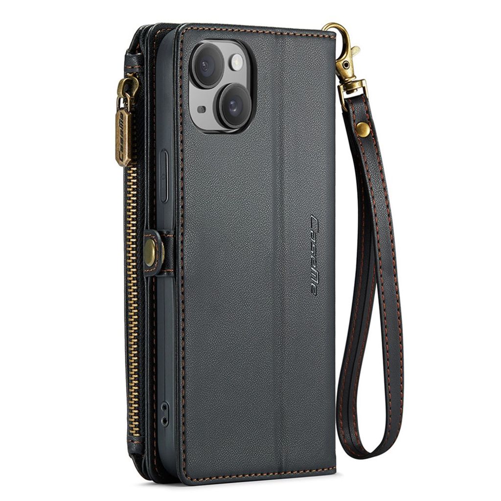 CASEME iPhone 15 Plus Etui med 10 Kortplads - Sort