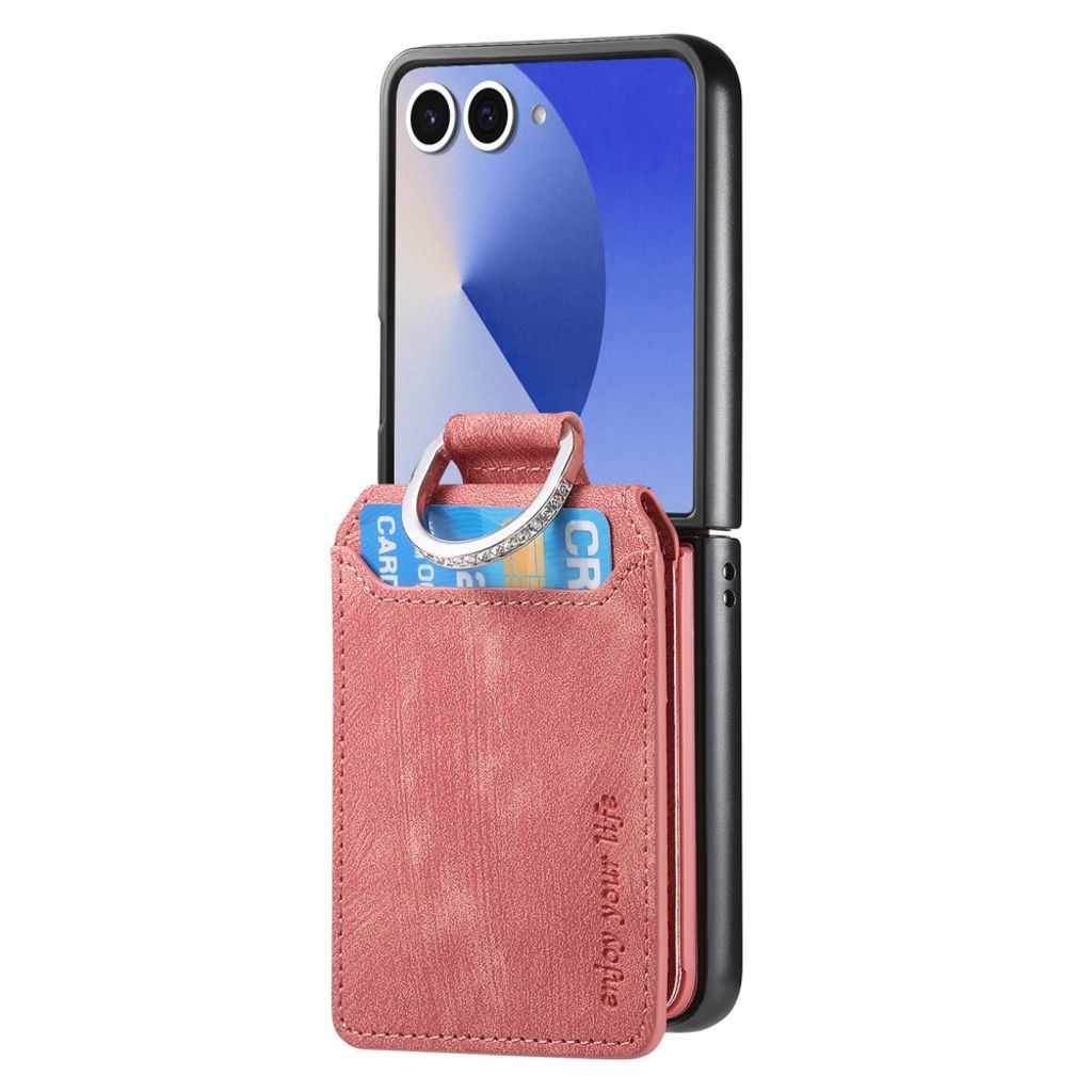 Samsung Galaxy Z Flip7 5G Skal med Ringhållare - Rosa