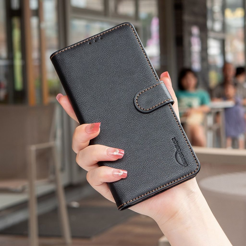 BINFEN COLOR Samsung Galaxy A57 5G Plånboksfodral RFID-blockerande - Svart