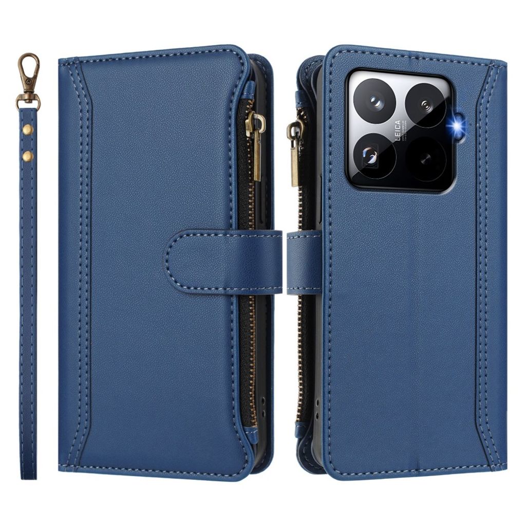 Xiaomi 15T Pro Kotelo 9 Korttipaikka - Tummansininen