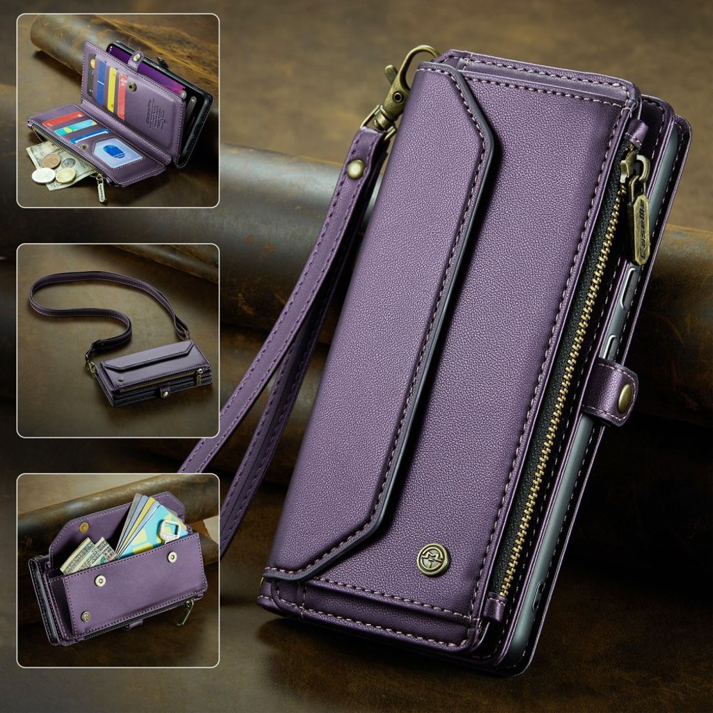 CASEME Google Pixel 10 Pro XL Fodral med 10 Kortfack - Lila