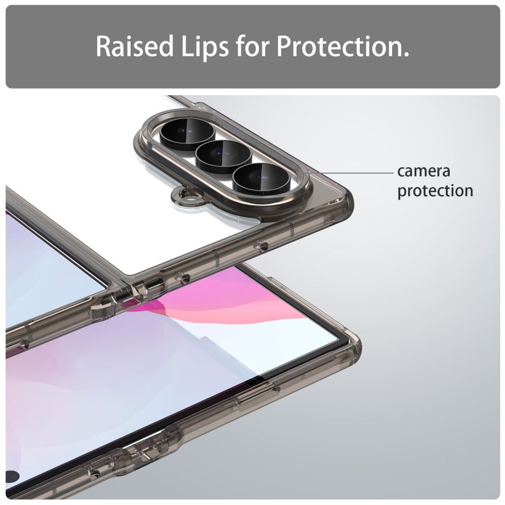 Samsung Galaxy Z Fold8 Ultra Cover med akrylbagside - Sort
