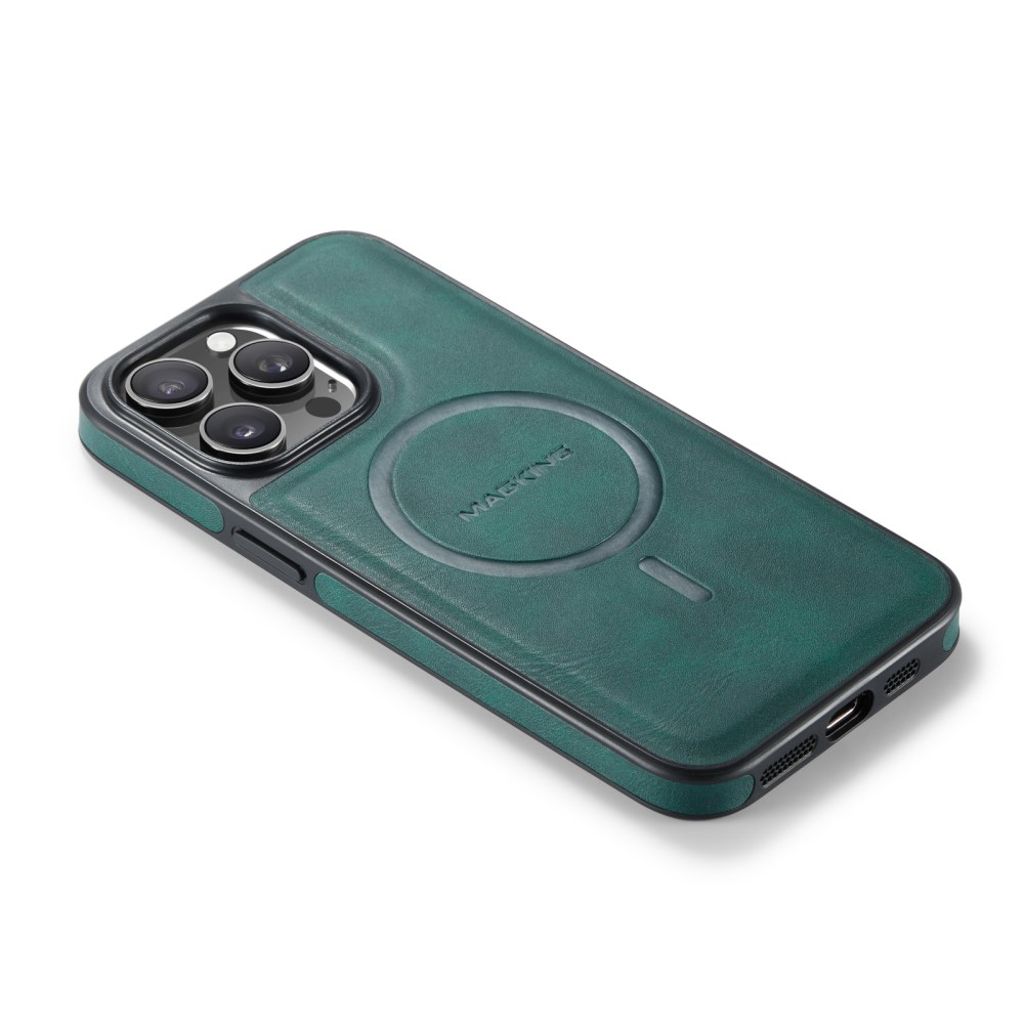 MAGKING iPhone 15 Pro Max Kuori MagSafe - Vihreä