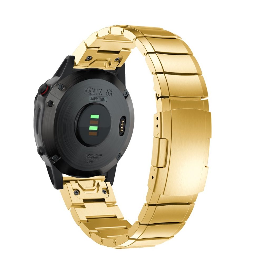 Garmin Fenix ​​​​6X Stainless Steel Watch Strap - Gold
