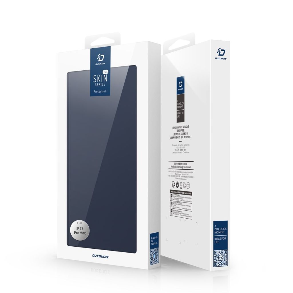 DUX DUCIS iPhone 17 Pro Max Fodral med stativ - Blå