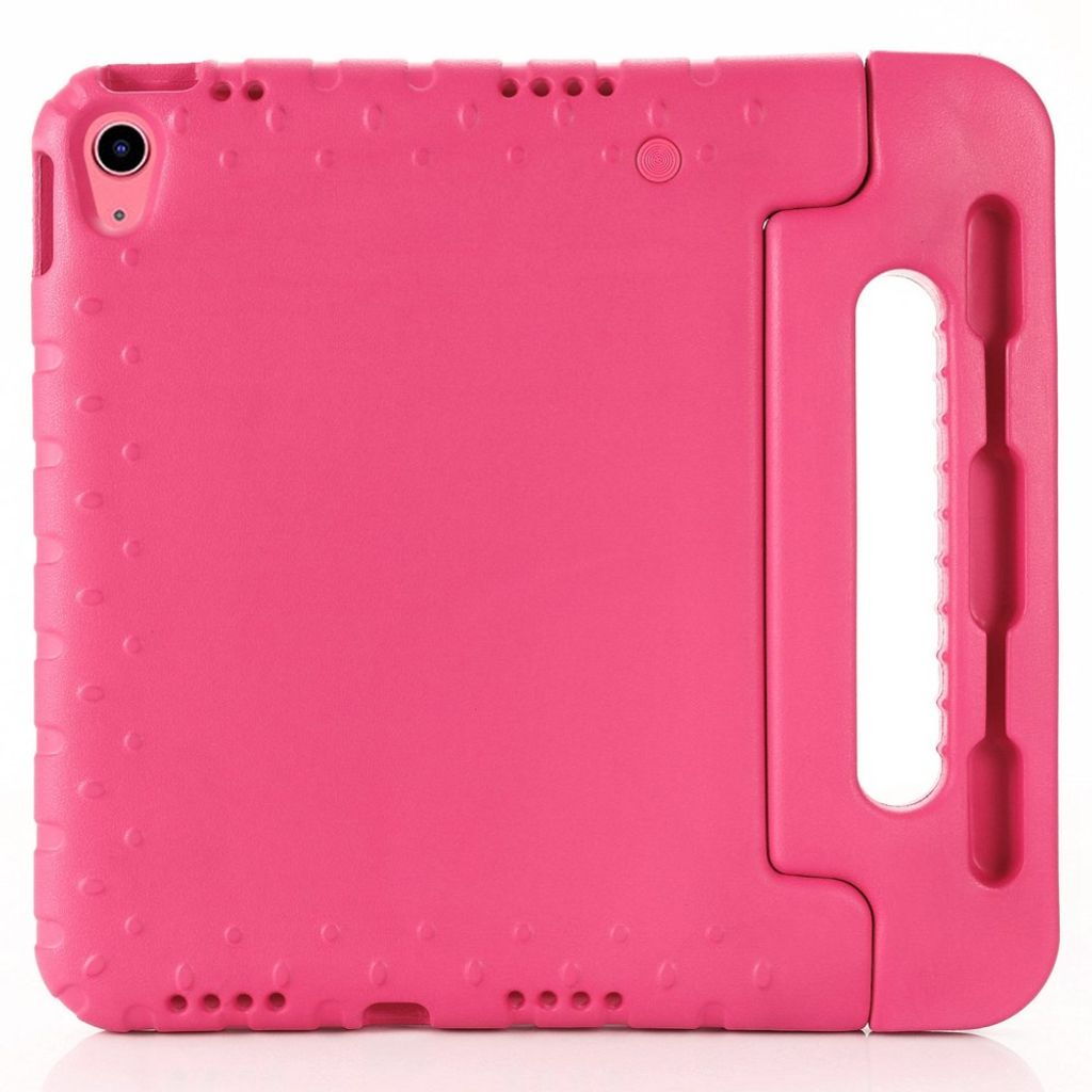 iPad A16 11" 2025/10.9" 2024 EVA-cover med standfunktion og bærehåndtag - Lyserød