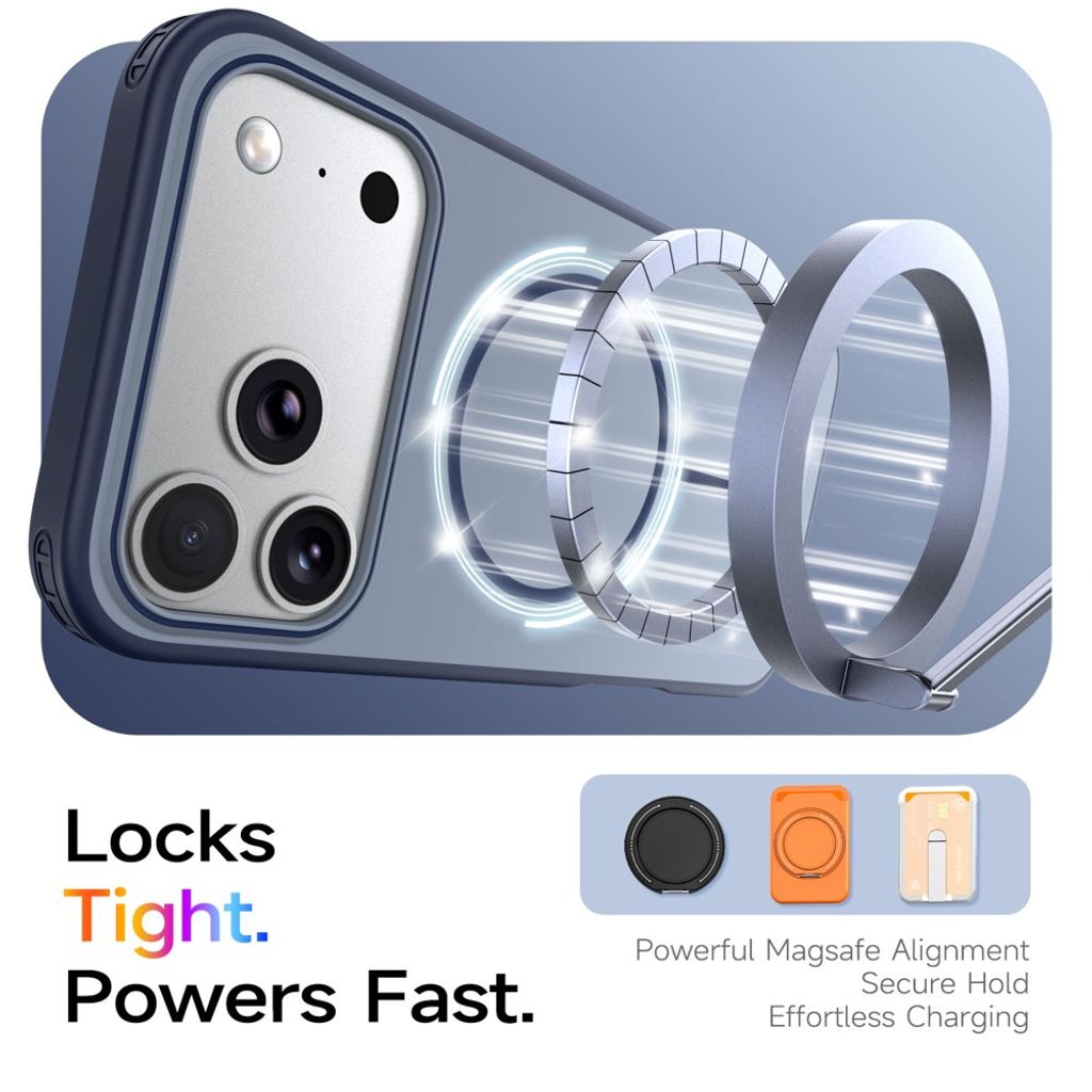 iPhone 18 Pro Max/17 Pro Max MagSafe Skal - Blå