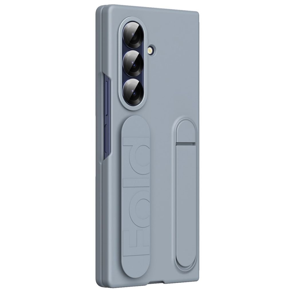 Samsung Galaxy Z Fold7 5G Skal med Stativ - Mörk Grå
