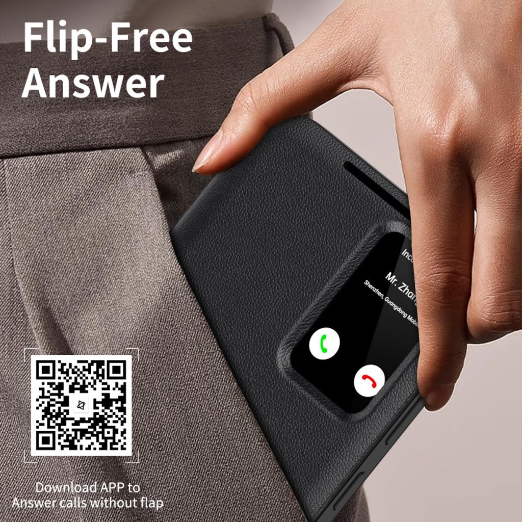 Samsung Galaxy S26 Etui med Kortholder og Visningsvindu - Svart