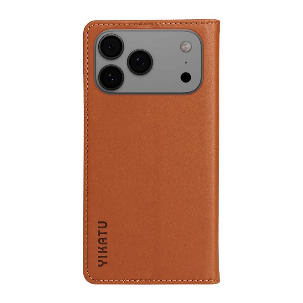 YIKATU iPhone 17 Pro Max Wallet cover - Brown
