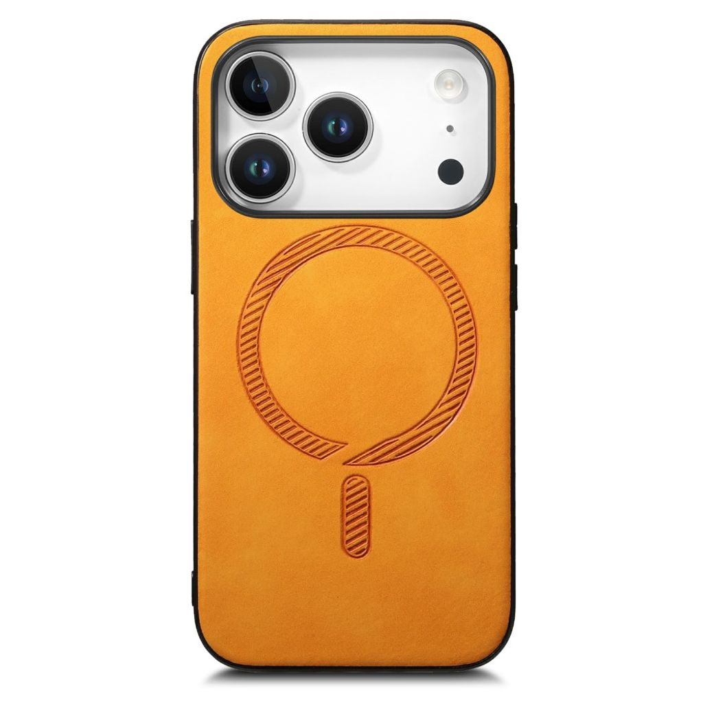 iPhone 18 Pro & iPhone 17 Pro MagSafe PU Læder Cover - Gul