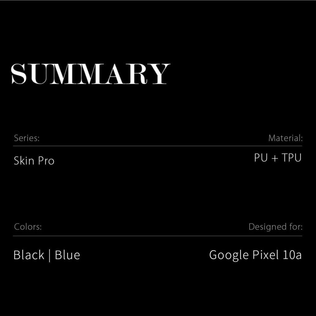 DUX DUCIS Google Pixel 10a Plånboksfodral Stativ Korthållare – Blå