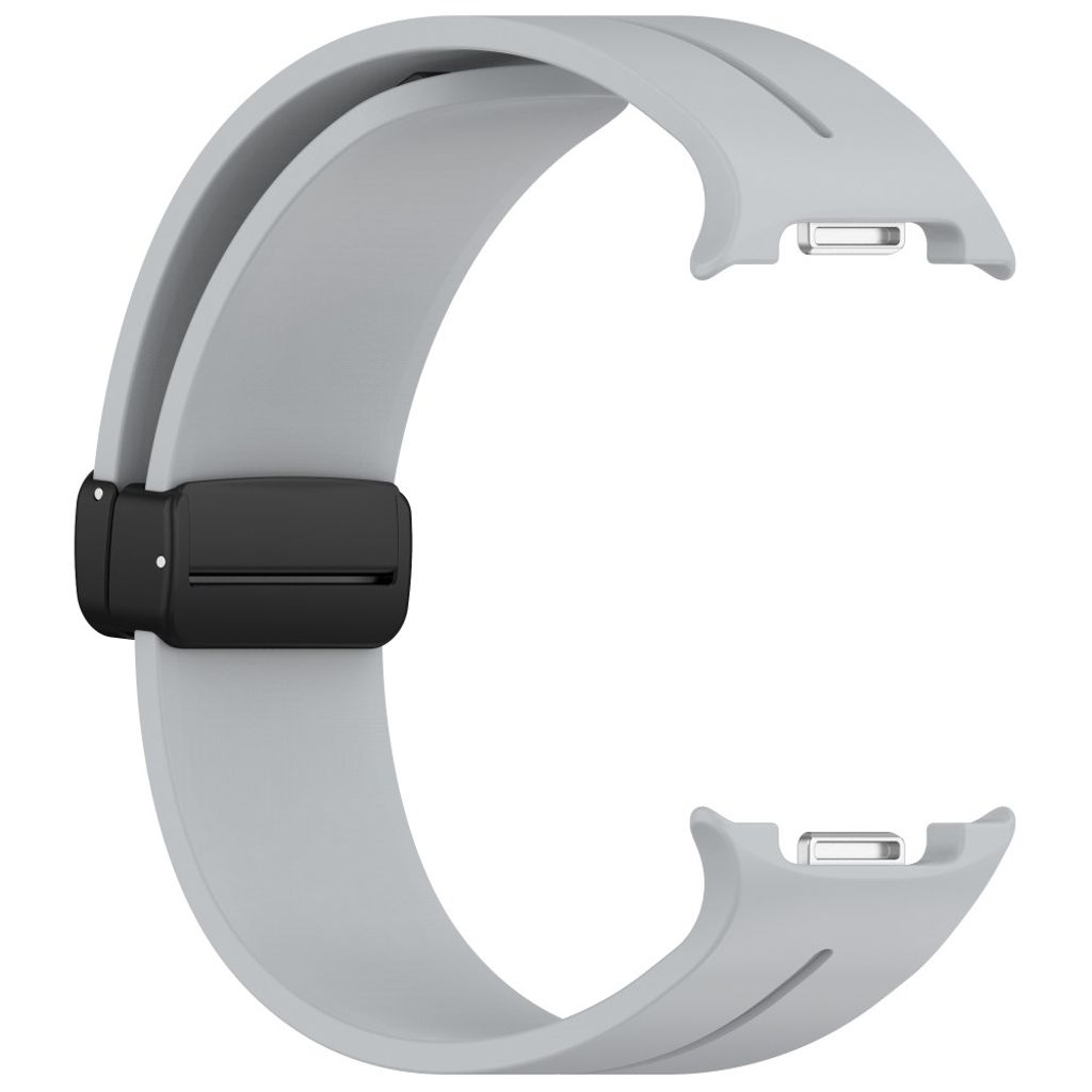 Samsung Galaxy Watch8 44 mm Kellonranneke, Silikoni - vaaleanharmaa