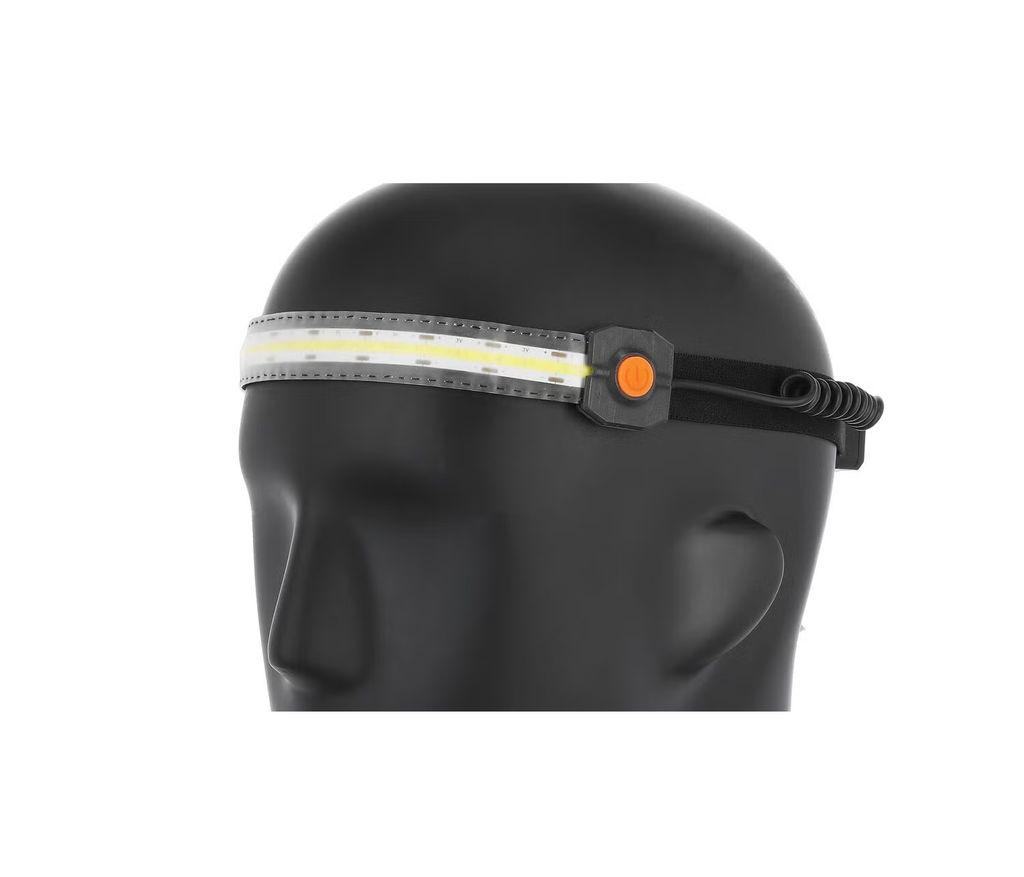 Laddningsbar LED Pannlampa 200 lm med Rött Bakljus