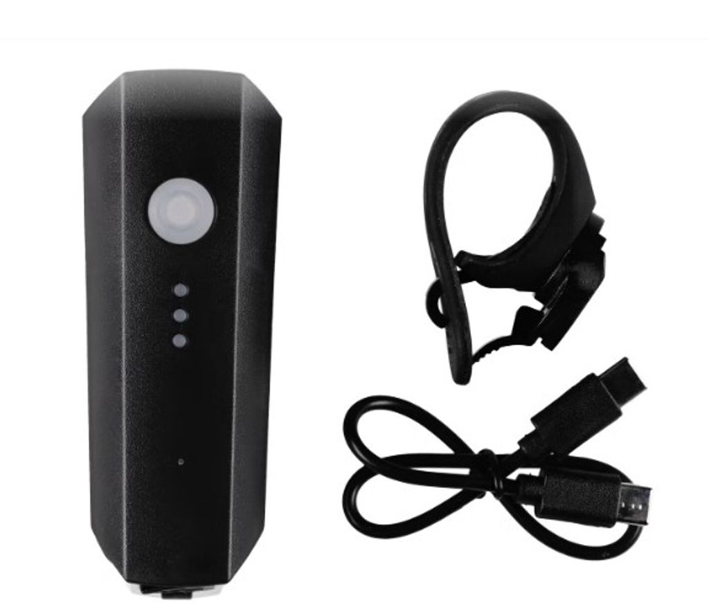Asaklitt Fietslamp Voor 550lm Oplaadbaar USB-C 5 Lichtstanden