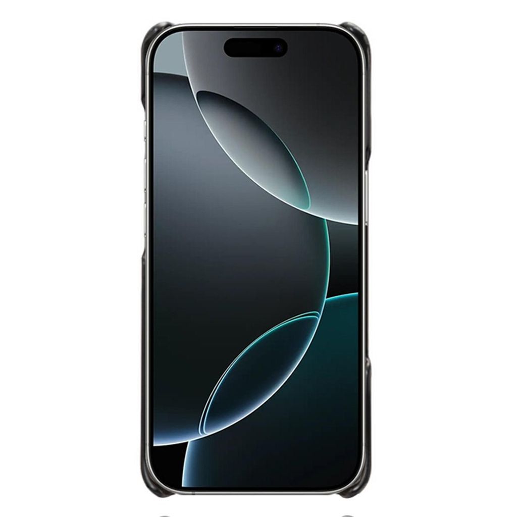 iPhone 18 Pro/17 Pro Deksel i PU-skinn - Svart