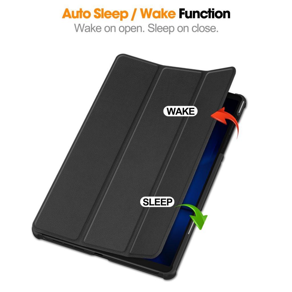 Lenovo Legion Y700 Gen 4 Etui Støtsikker PU-lær Tri-Fold - Svart