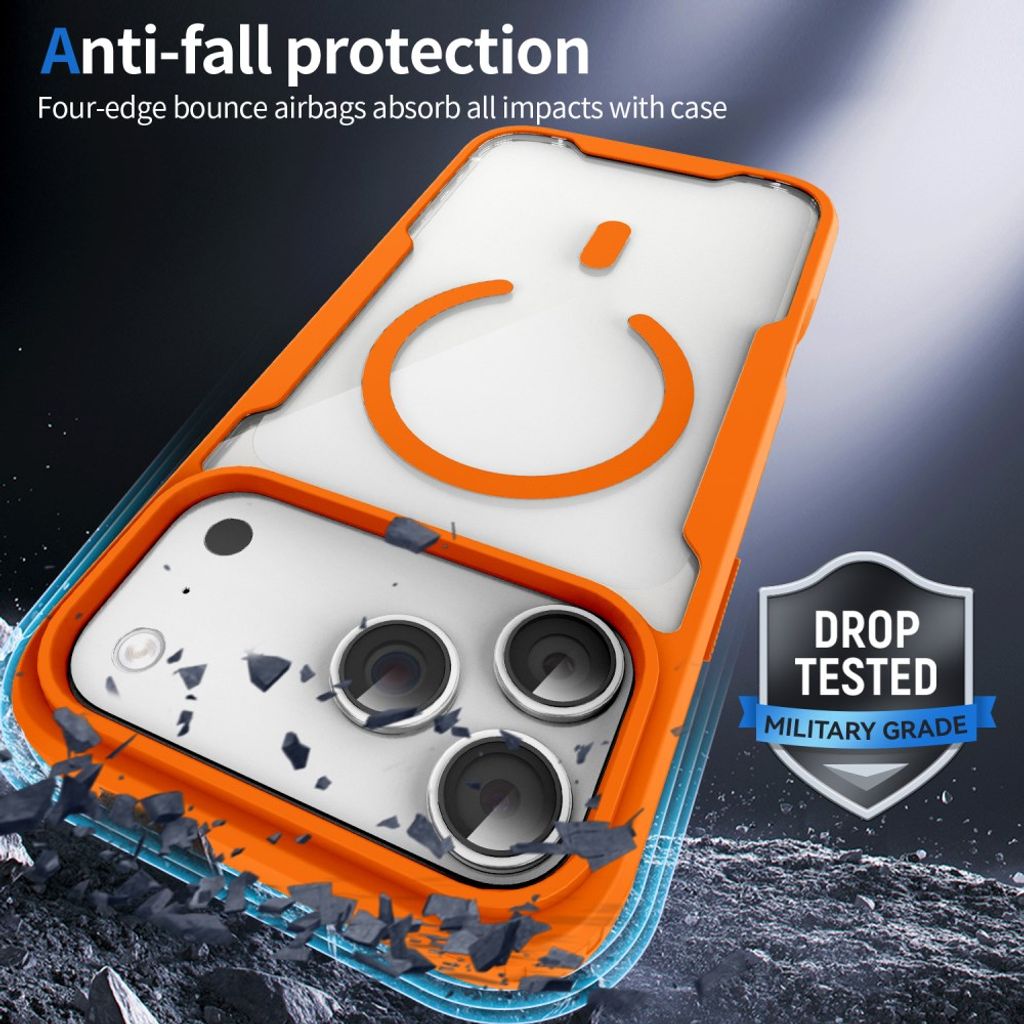 iPhone 18 Pro Max/17 Pro Max MagSafe Skal - Orange