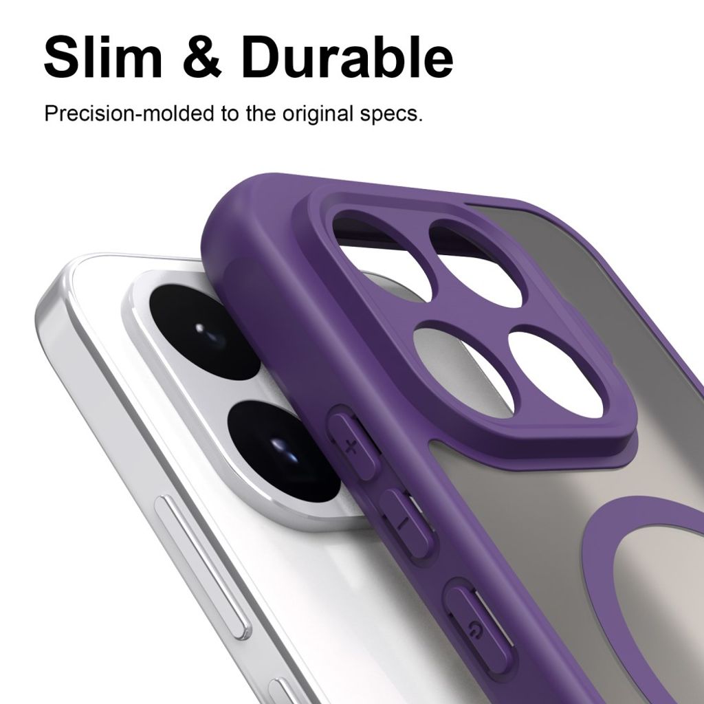 Xiaomi 17T MagSafe-kuori huurretulla takapinnalla - Violetti