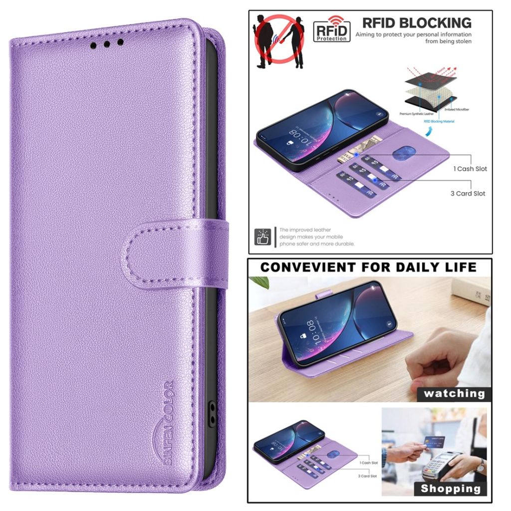 BINFEN COLOR Samsung Galaxy S25 FE Fodral - Lila