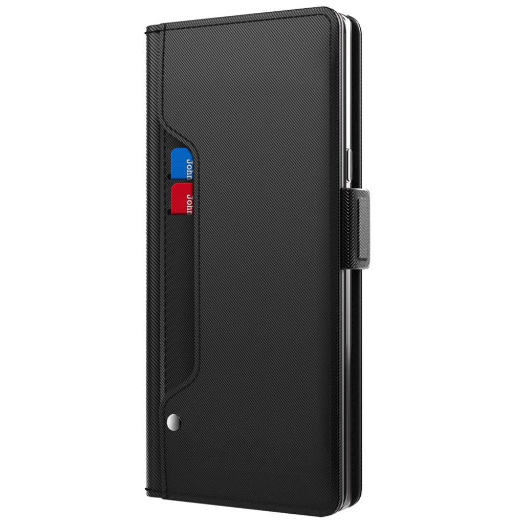 Xiaomi Poco C85x 5G/Redmi A7 Pro Fodral PU-Läder/Stativ Kortfack - Svart