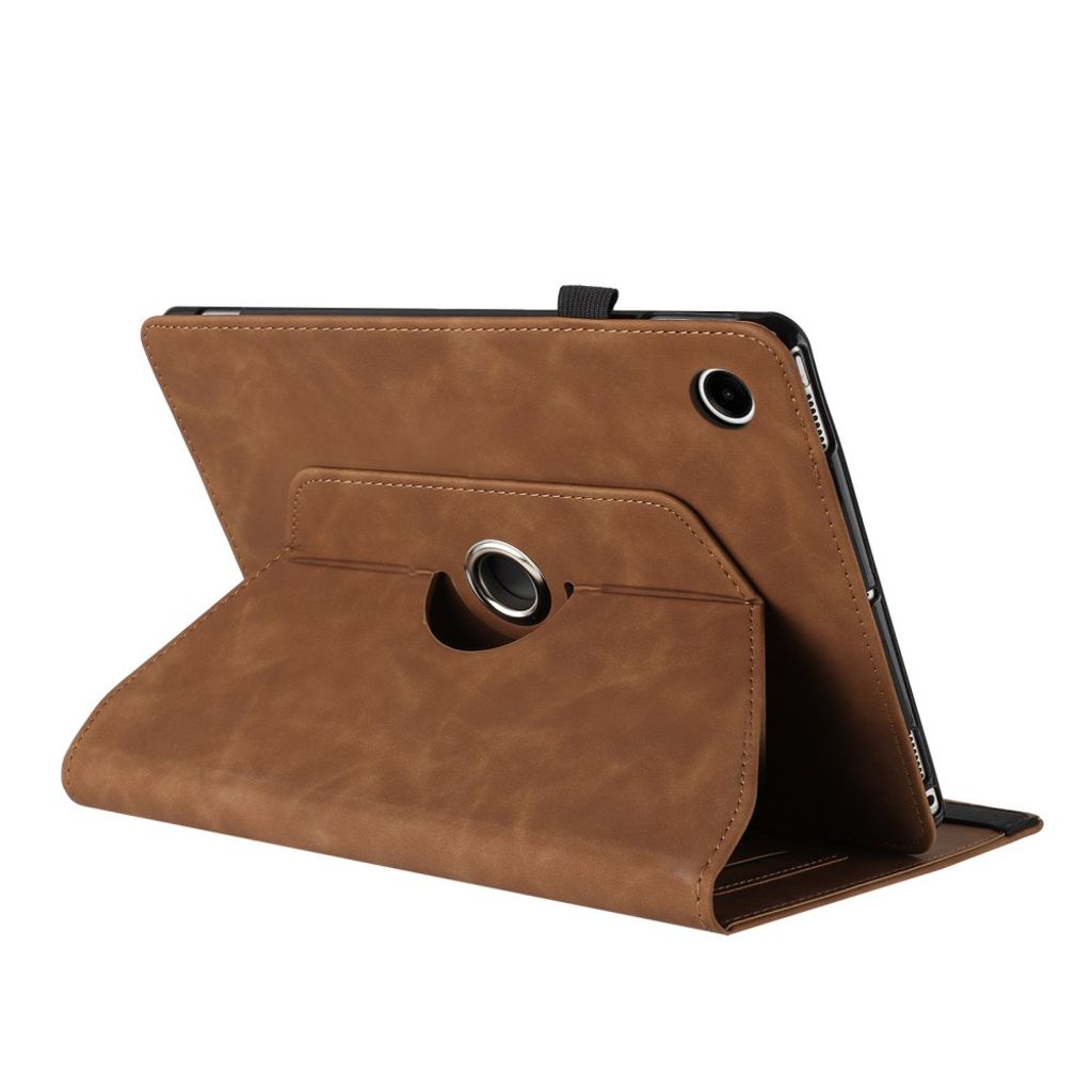 Samsung Galaxy Tab A11 / A9 Etui i PU-skinn - brun