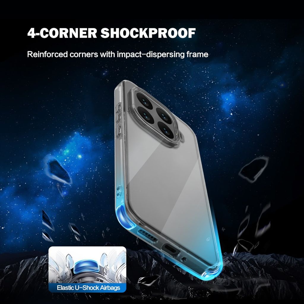 LEREACH Xiaomi 17T Pro Skal med akrylbaksida - Transparent