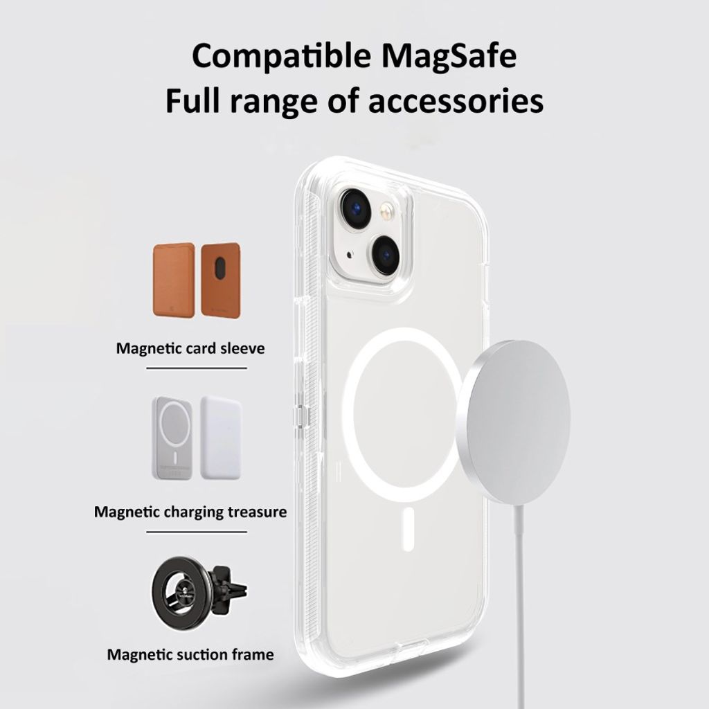 iPhone 15 MagSafe Cover - Gennemsigtig