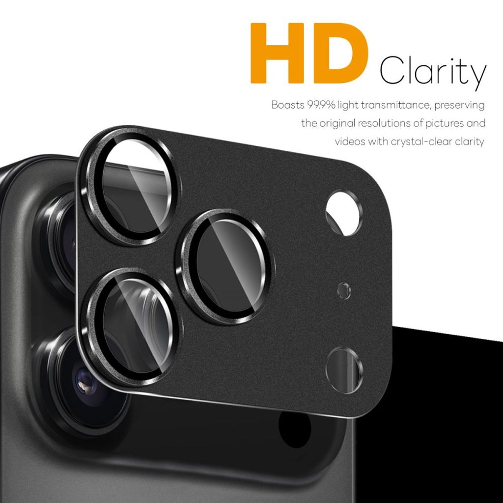 NORTHJO iPhone 17 Pro Max Lens protector - Black