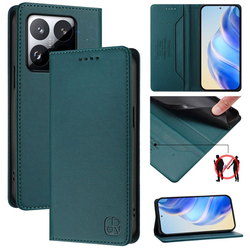 RINACASIS Xiaomi 15T Kotelo - Tummanvihreä