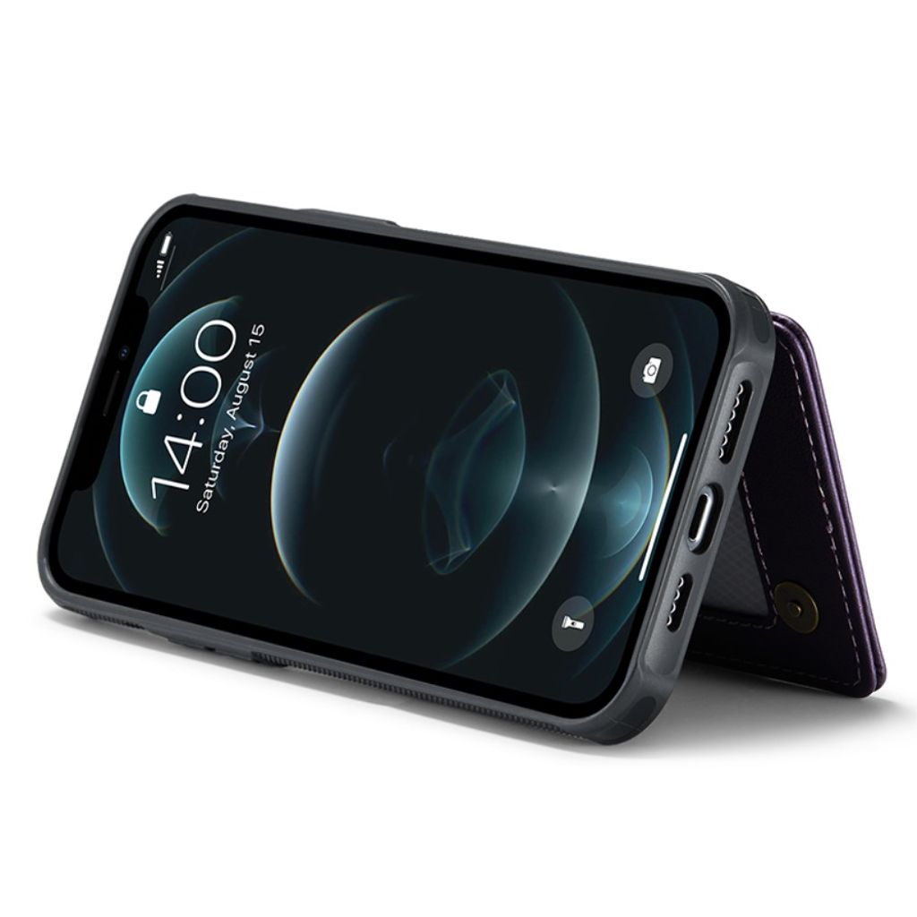 CASEME iPhone 12 Pro Max Cover med Pung - Lilla