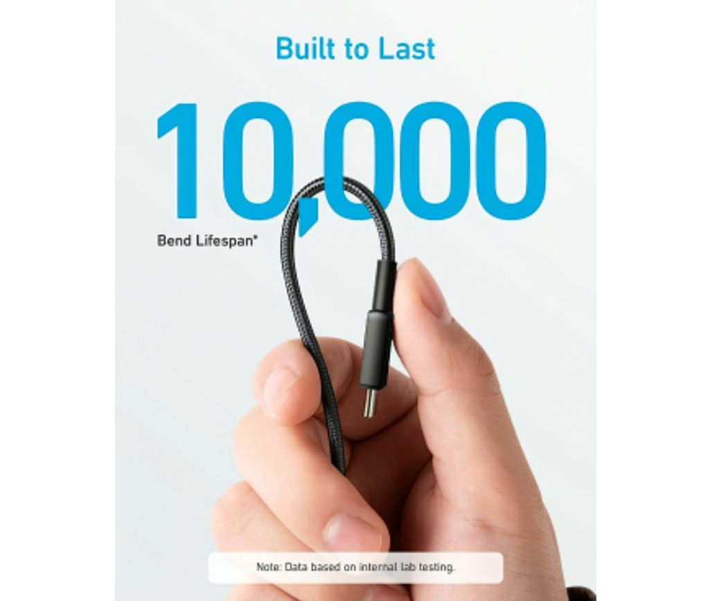 Anker 322 USB-C til USB-C opladningskabel 60W 0,9m - Sort