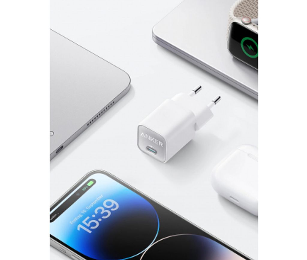 Anker 511 Nano 3 Vægoplader 30W 1x USB-C – Hvid
