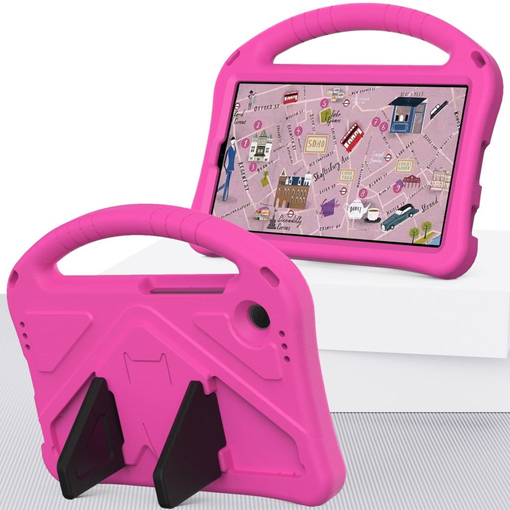 Samsung Galaxy Tab A11 / A9 deksel med håndgrep - rosa