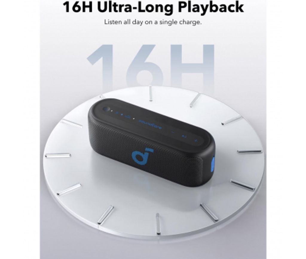 Anker SoundCore Select 2S Bluetooth-högtalare 20W, vattentät – svart