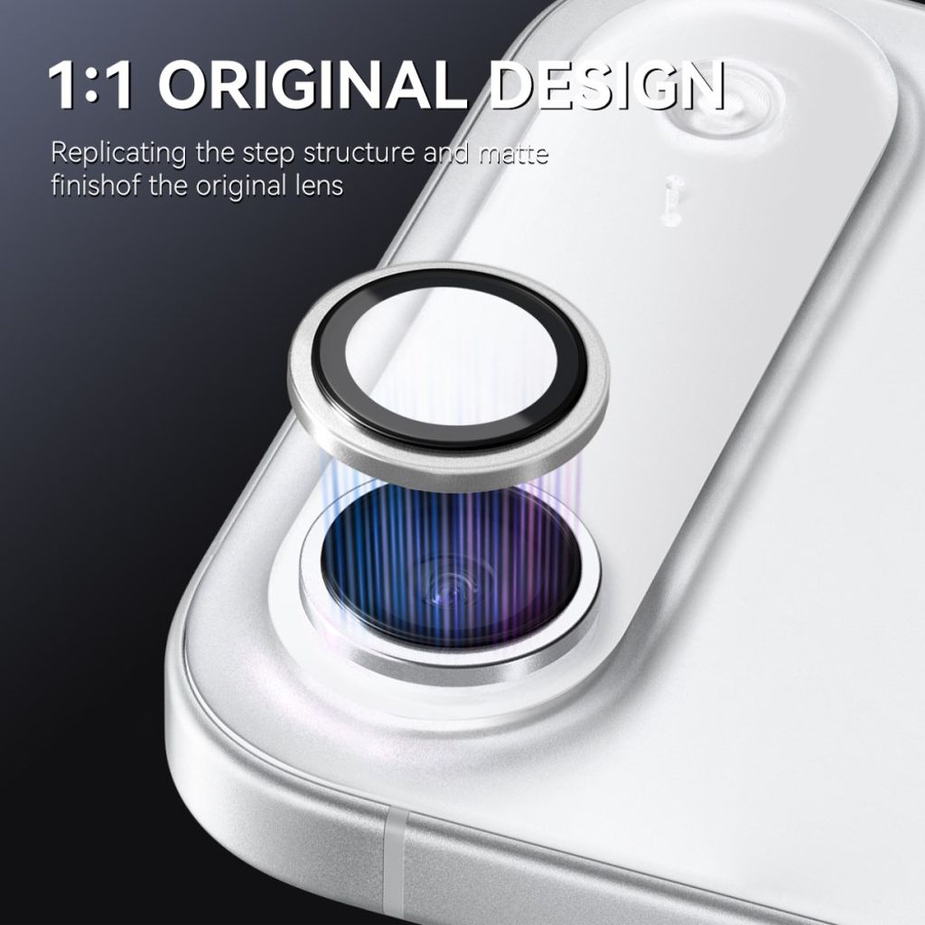 NORTHJO iPhone 17 Air Lens protector 9H - Silver