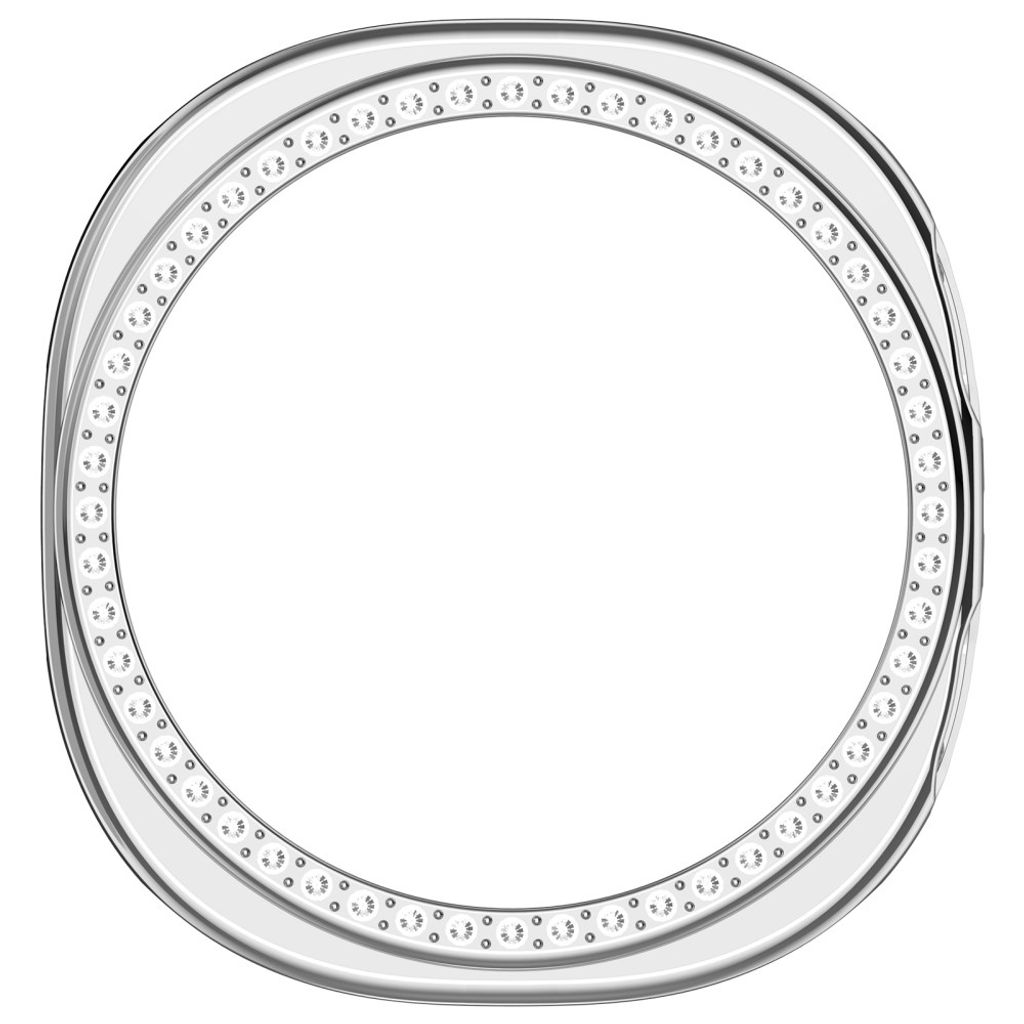 Samsung Galaxy Watch9 40mm Deksel med rhinsteiner - Sølv