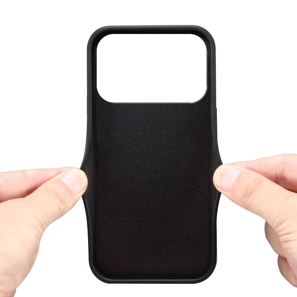 DENIOR iPhone 17 Pro Case with Stand - Black
