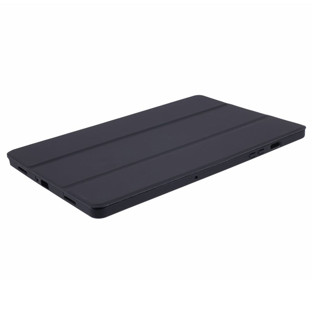 Samsung Galaxy Tab A11 Plus Etui Tri-Fold PU-lær og TPU - Svart