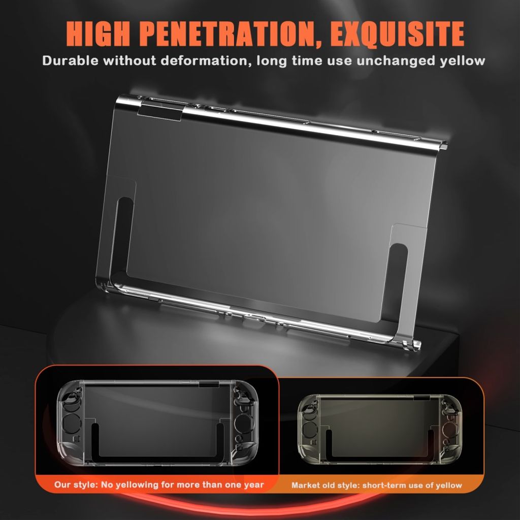 Nintendo Switch 2 Case - Transparent black